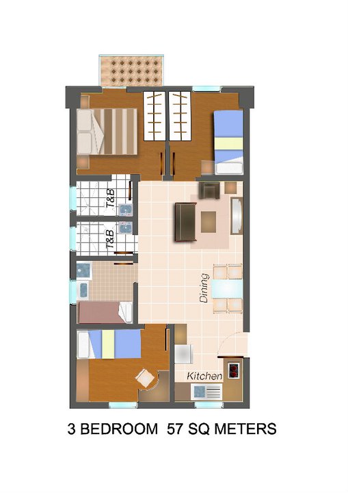 Floor Plan Pacific Coast Residences Resort Style